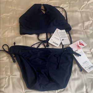 Navy Two piece bathing suit